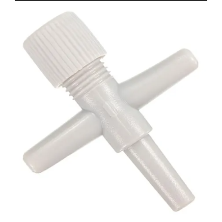 Válvula de plástico doble salida x 1